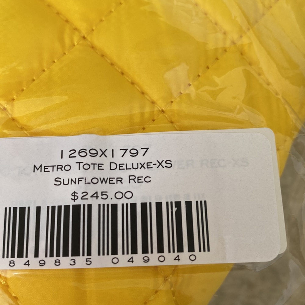 MZ WALLACE METRO TOTE DELUXE - XS. Sunflower - Picture 3 of 8